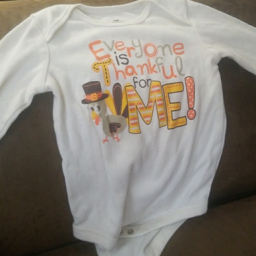 Thanksgiving onesie